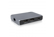 USB-C SOHO Dock - Gen.2 10Gb/s - 高达4K 60Hz, HDMI 2.0b, DP 1.4, 10Gb/s USB-A & USB-C, 双UHS-II SD读卡器, 100W PD直充